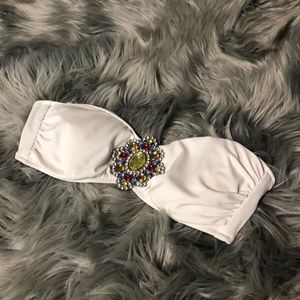 Bandeau bathing suit top